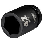 Draper 08513 HI-TORQ® Deep Impact Socket, 1" Sq. Dr., 42mm