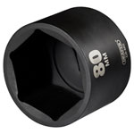 Draper 08525 HI-TORQ® Deep Impact Socket, 1" Sq. Dr., 80mm