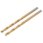 Draper 08860 HSS Titanium Nitride Coated Drill Bit, 2.0mm x 49mm (Pack of 2)