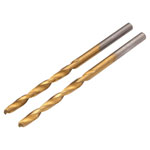 Draper 08862 HSS Titanium Nitride Coated Drill Bit, 3.0mm x 61mm (Pack of 2)