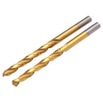 Draper 08867 HSS Titanium Nitride Coated Drill Bit, 5.0mm x 86mm (Pack of 2)