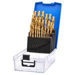 Draper 08886 HSS Titanium Nitride Coated Drill Bit Set (25 Piece)