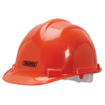 Draper 08910 EN397 Impact Tested Safety Helmet Orange - 08910