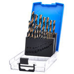 Draper 09104 HSS Turbo Titanium Drill Bit Set (19 Piece) - 09104