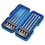 Draper 09177 Double Flute Design SDS Plus Drill Bit Set (8 Piece) - 09177