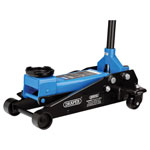 Draper 09179 Trolley Jack, 3 Tonne- Lifting Range 78-510mm - 09179