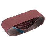 Draper 09246 Cloth Sanding Belt, 75 x 533mm, Assorted Grit (Pack of 5)