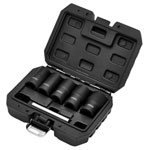 Draper 12411 Impact Wheel Nut Socket Set, 1/2 Sq. Dr. (6 Piece)