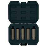 Draper 12423 Wheel Nut Double Socket Set, 3/8 Sq. Dr. (5 Piece)