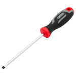 Draper 13389 Slotted Parallel Soft Grip Screwdriver, SL5.5 x 125mm