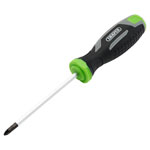 Draper 13447 Pound Thru Pozi Soft Grip Screwdriver, PZ1 x 100mm