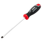 Draper 13464 Pound Thru Slotted Soft Grip Screwdriver, SL6.5 x 150mm