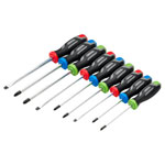 Draper 13487 Pound Thru Soft Grip Screwdriver Set (9 Piece)