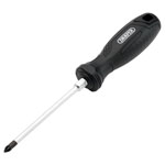 Draper 13514 Pozi Hard Grip Screwdriver, PZ1 x 100mm - 13514