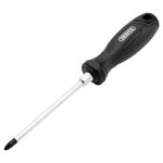 Draper 13516 Pozi Hard Grip Screwdriver, PZ2 x 125mm - 13516