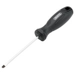Draper 13531 Slotted Hard Grip Screwdriver, 4.0 x 100mm
