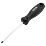 Draper 13535 Slotted Parallel Hard Grip Screwdriver, 4.0 x 100mm