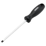 Draper 13541 Slotted Parallel Hard Grip Screwdriver, 5.5 x 125mm