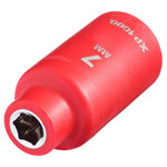 Draper 16336 XP1000® VDE Socket, 3/8" Sq. Dr., 7mm - 16336