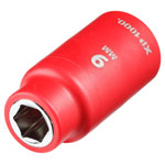 Draper 17605 XP1000® VDE Socket, 3/8" Sq. Dr., 9mm - 17605