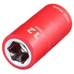 Draper 17638 XP1000® VDE Socket, 3/8" Sq. Dr., 12mm - 17638