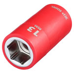 Draper 17639 XP1000® VDE Socket, 3/8" Sq. Dr., 13mm - 17639