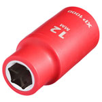 Draper 17753 XP1000® VDE Socket, 1/2 Sq. Dr., 12mm - 17753