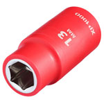 Draper 17758 XP1000® VDE Socket, 1/2 Sq. Dr., 13mm - 17758
