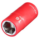 Draper 17809 XP1000® VDE Socket, 1/2" Sq. Dr., 16mm - 17809