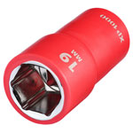 Draper 17982 XP1000® VDE Socket, 1/2" Sq. Dr., 19mm - 17982