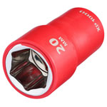 Draper 18036 XP1000® VDE Socket, 1/2 Sq. Dr., 20mm - 18036