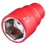 Draper 18043 XP1000® VDE Socket, 1/2 Sq. Dr., 27mm - 18043