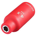 Draper 18122 XP1000® VDE Socket, 1/4" Sq. Dr., 4.5mm