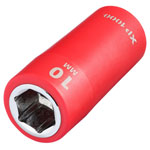 Draper 18786 XP1000® VDE Socket, 1/4" Sq. Dr., 10mm - 18786
