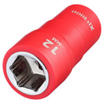 Draper 18801 XP1000® VDE Socket, 1/4" Sq. Dr., 12mm - 18801