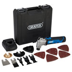 Draper 19392 12V Oscillating Multi-Tool 33 Pcs 1 x Battery, 1.5Ah, Fast Charger