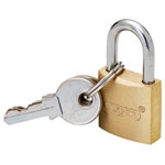 Draper 21725 Brass Cylinder Padlock, 20mm Manufacturers P/N - 21725