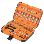 Draper 22109 HI-TORQ® 6 Point Socket Set, 1/4 (47 Piece)