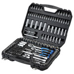 Draper 24231 HI-TORQ® Metric Socket & Bit Set 1/4 3/8 1/2 Sq Dr 188Pc