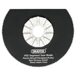 Draper 26057 HSS Segment Saw Blade, 63mm Diameter, 18tpi