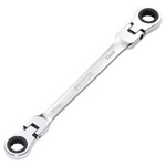 Draper 27745 HI-TORQ® Flexi Head Double Ring Ratchet Spanner 10x11mm