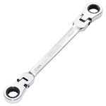 Draper 27746 HI-TORQ® Flexi Head Double Ring Ratchet Spanner 12x13mm