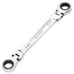 Draper 27756 HI-TORQ® Flexi Head Double Ring Ratchet Spanner 16x17mm