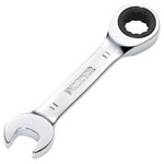 Draper 27866 HI-TORQ® Metric Stubby Ratchet Combination Spanner 11mm