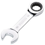 Draper 27915 HI-TORQ® Metric Stubby Ratchet Spanner 18mm