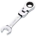 Draper 27965 HI-TORQ® Metric Stubby Flexi Head Ratchet Spanner 10mm