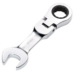 Draper 27973 HI-TORQ® Metric Stubby Flexi Head Ratchet Spanner 15mm