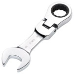 Draper 27981 HI-TORQ® Metric Stubby Flexi Head Ratchet Spanner 19mm