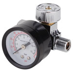 Draper 28379 1/4 BSP On-Gun Air Regulator and Gauge, 180psi