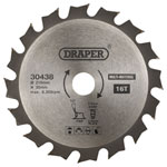 Draper 30438 TCT Multi-Purpose Circular Saw Blade, 210 x 30mm, 16T